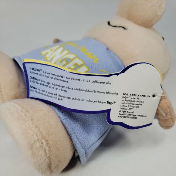 Ziggy Plush You're an ANGEL  with Tags Vintage 2002 Kellytoy 6 inch Collectible - Picture 10 of 12